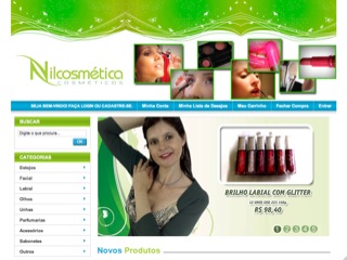 Thumbnail do site Nilcomtica Cosmticos