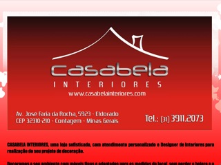 Thumbnail do site Casabela Interiores - Mveis e Decorao