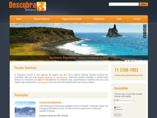 Thumbnail do site Descubra Turismo