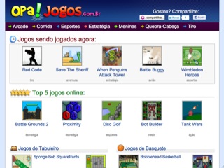 Thumbnail do site Opa! Jogos