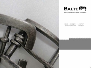 Thumbnail do site Balte - fbrica de cintos e acessrios em couro