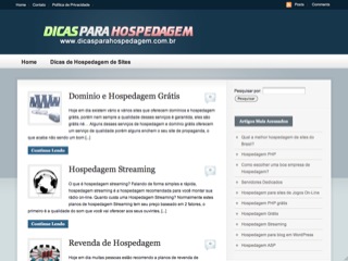 Thumbnail do site Dicas para Hospedagem de Sites