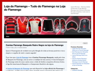 Thumbnail do site Loja do Flamengo