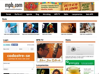 Thumbnail do site MPB.com - O Portal da Msica Brasileira