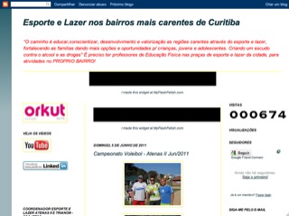Thumbnail do site Esporte e Lazer em Curitiba
