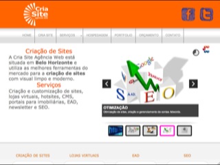 Thumbnail do site Cria Site - Agncia Web