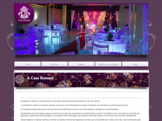 Thumbnail do site Casa Romani - Casa de festas