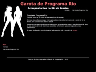 Thumbnail do site Garota de Programa Rio