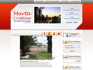 Thumbnail do site Marta Cristina - Imveis