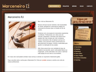 Thumbnail do site Marceneiro - Trabalhos em madeira