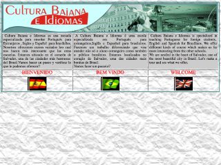 Thumbnail do site Cultura Baiana