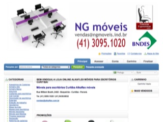 Thumbnail do site NG Mveis para escritrios