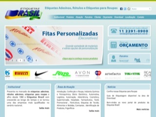 Thumbnail do site Etiquetas Brasil - Etiquetas Adesivas