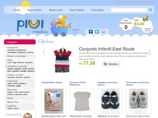 Thumbnail do site Piui Moda - Roupas de bebe