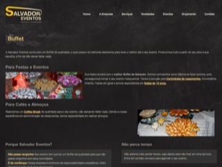 Thumbnail do site Salvador Eventos - Buffet em Salvador