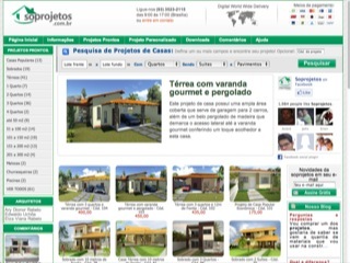 Thumbnail do site Plantas e projetos de arquitetura de casas