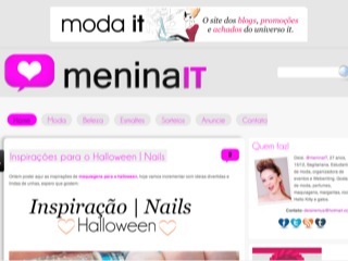 Thumbnail do site meninaIT