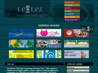 Thumbnail do site Leo Lez - Design e Comunicao