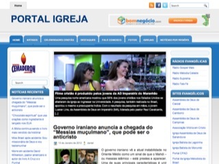 Thumbnail do site Portal Igreja