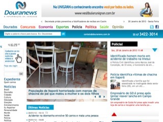 Thumbnail do site DouraNews - Jornal de notícias de Dourados