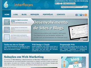 Thumbnail do site Six Interfaces