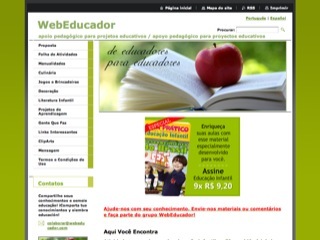 Thumbnail do site WebEducador - atividades pedaggicas para o ensino fundamental