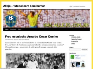 Thumbnail do site Allejo ? futebol com bom humor