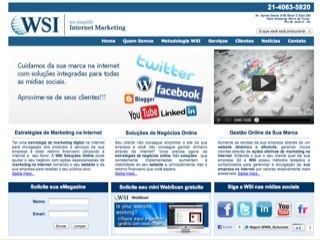 Thumbnail do site WSI Marketing na Internet - Solucoes Online