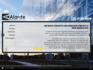 Thumbnail do site Alarde Agencia Web