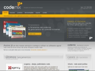 Thumbnail do site Codemix - Soluções em Software