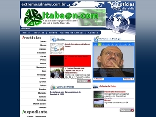 Thumbnail do site ExtremosulNews