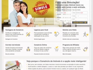 Thumbnail do site Consórcio de Imóveis