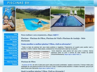 Thumbnail do site Piscinas BH