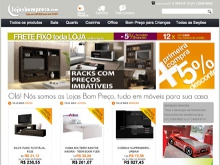 Thumbnail do site Lojas Bom Preço - tudo em móveis para sua casa.