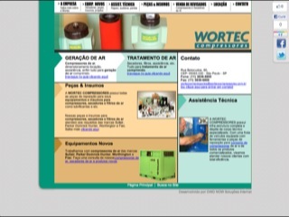 Thumbnail do site Wortec Compressores