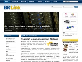 Thumbnail do site BR Link - Consultoria Linux