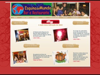 Thumbnail do site Esquina do Mundo - Bar e Restaurante