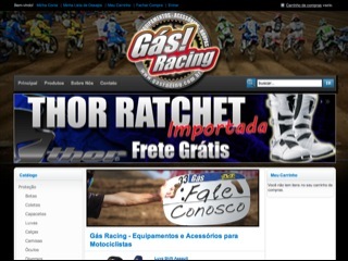 Thumbnail do site Gs Racing - Equipamentos para motocross