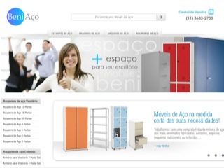 Thumbnail do site Beni Aço - Móveis de Aço
