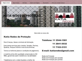 Thumbnail do site Katia Redes de Proteo