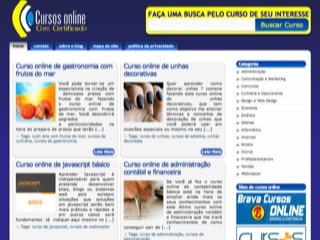 Thumbnail do site Cursos Online com Certificado