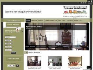 Thumbnail do site Turismo Residencial