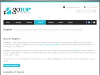 Thumbnail do site Magento - Guia para empreendedores Magento