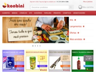 Thumbnail do site Konbini - Produtos Orientais