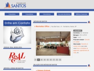 Thumbnail do site Imóveis em Santos