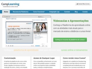 Thumbnail do site CampLearning - Plataforma de Cursos Online