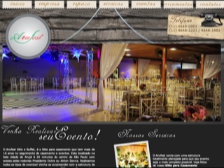 Thumbnail do site Arufest - Stio para casamento