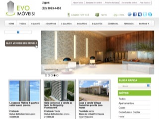 Thumbnail do site Evo Imóveis