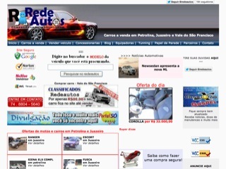 Thumbnail do site RedeAutos - Carros a venda em Petrolina