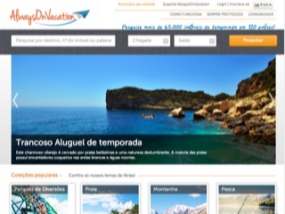 Thumbnail do site AlwaysOnVacation Brasil